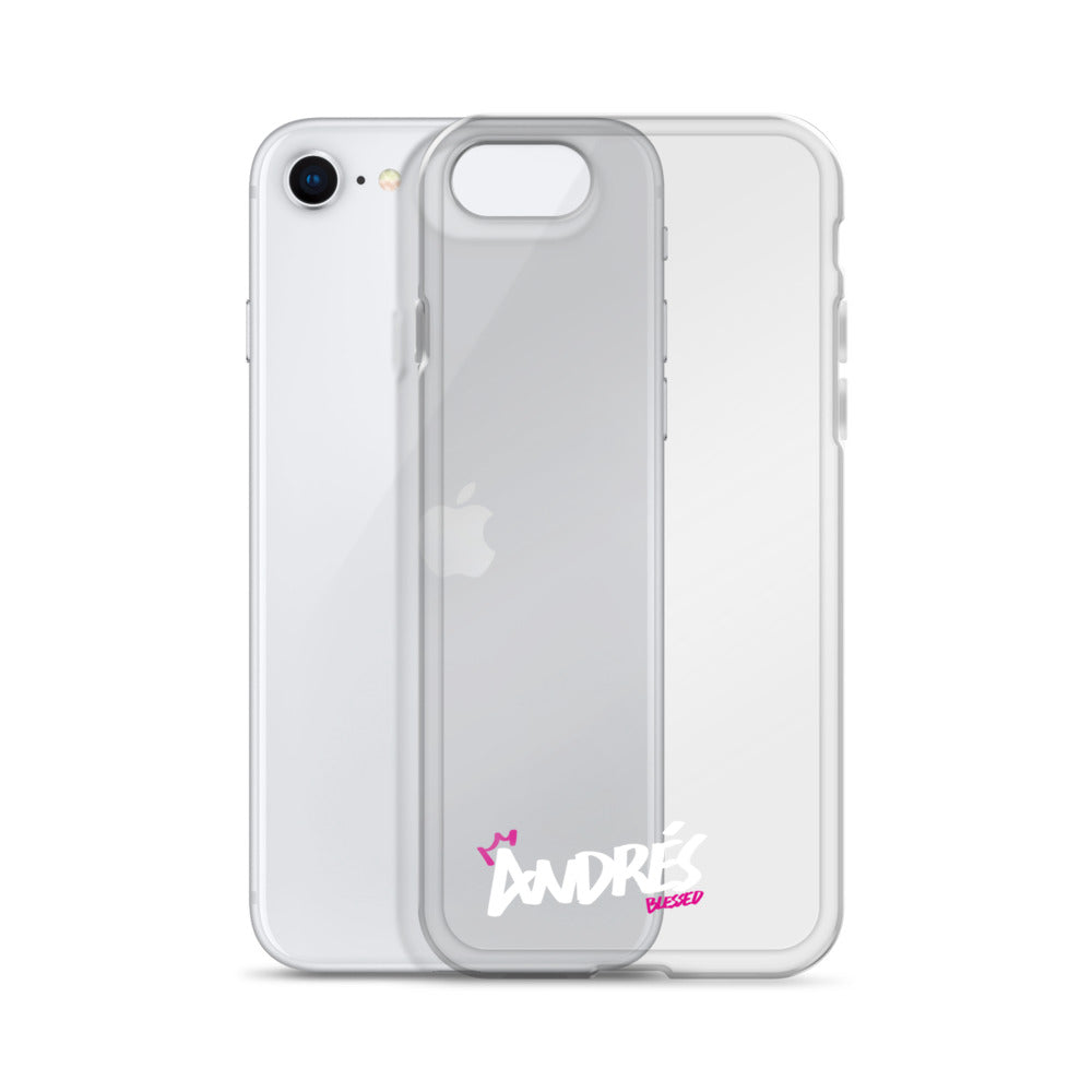 Clear iPhone Case - Andres Blessed