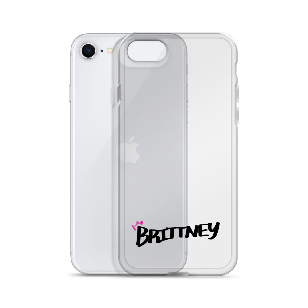 Clear iPhone Case - Brittney