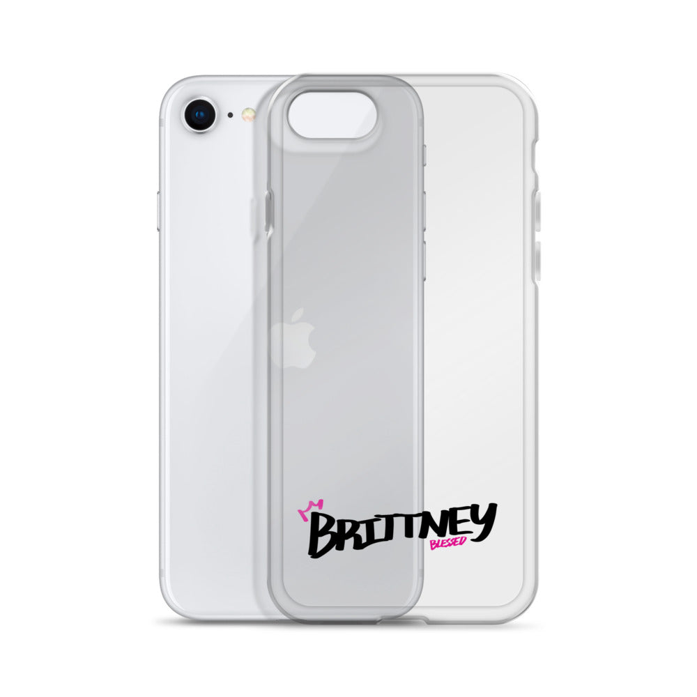 Clear iPhone Case - Brittney Blessed