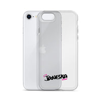 Clear iPhone Case - Janeska Blessed