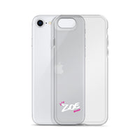 Clear iPhone Case - Zoe Blessed