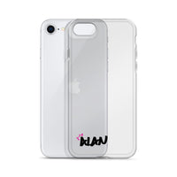 Clear iPhone Case Black Text - Alan