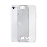 Clear iPhone Case - Rebecca