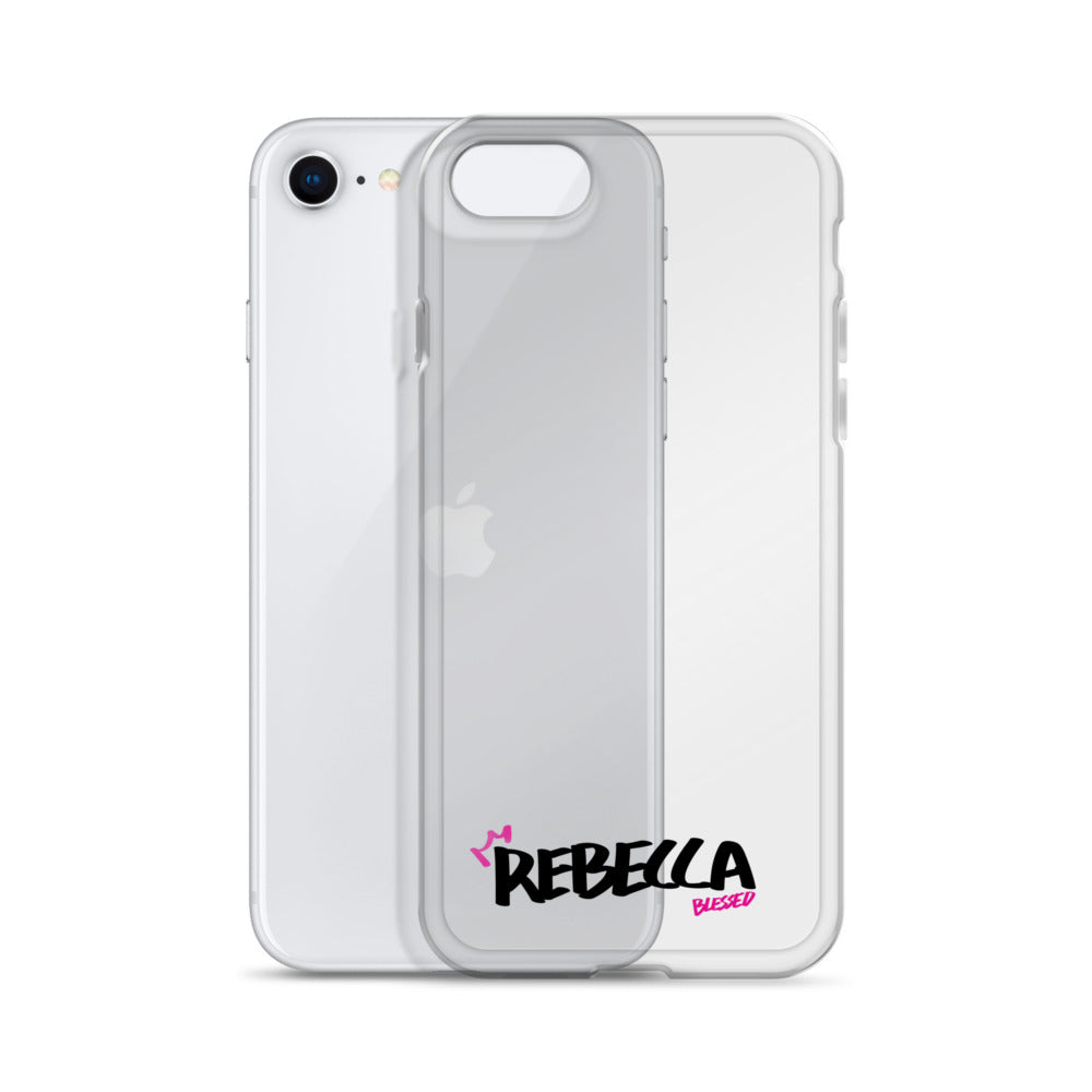 Clear iPhone Case - Rebecca Blessed