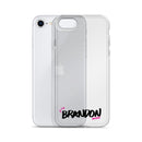 Clear iPhone Case - Brandon Blessed