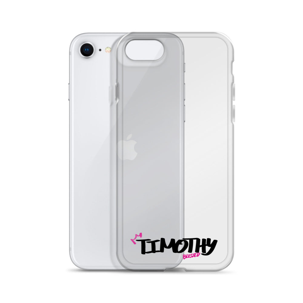 Clear iPhone Case - Timothy Blessed