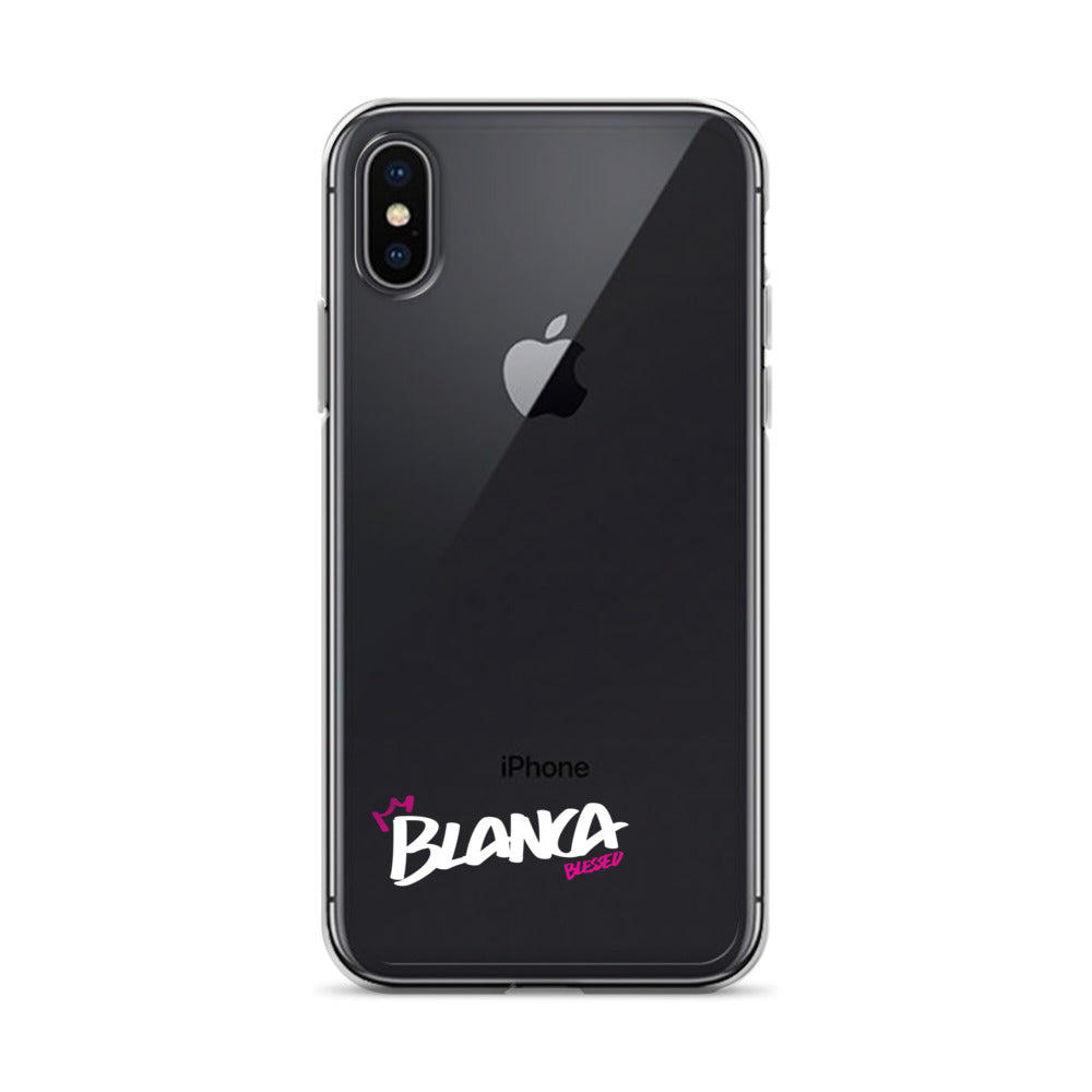 Clear iPhone Case - Blanca Blessed