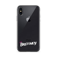 Clear iPhone Case - Brittney