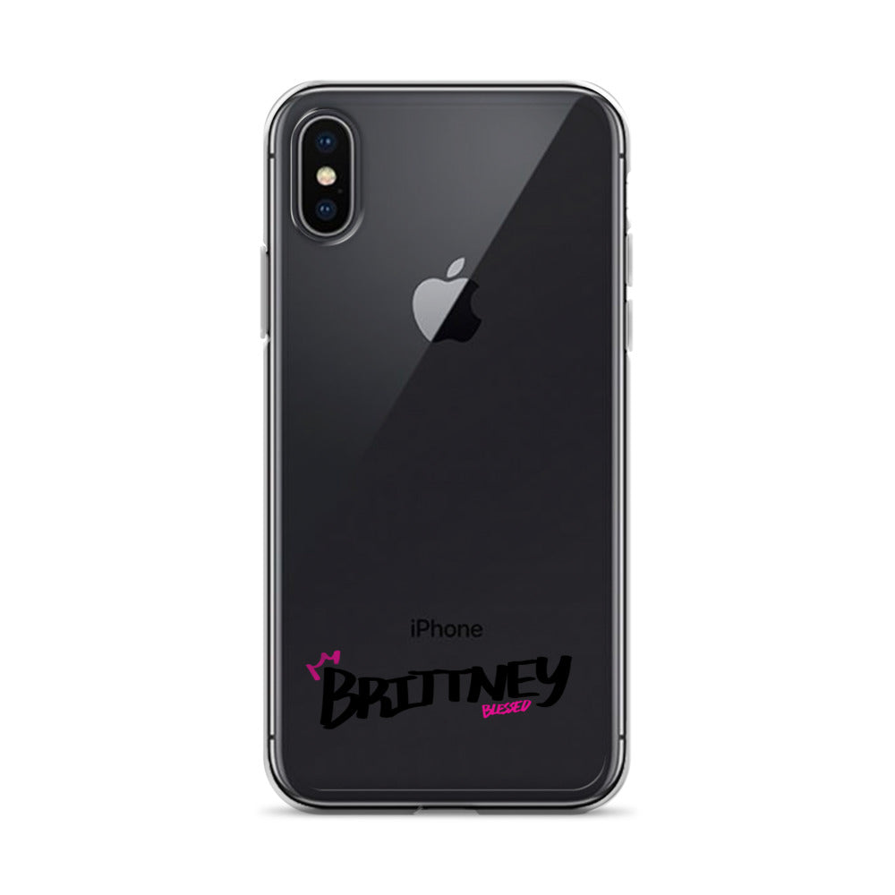 Clear iPhone Case - Brittney Blessed