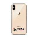 Clear iPhone Case - Brittney Blessed