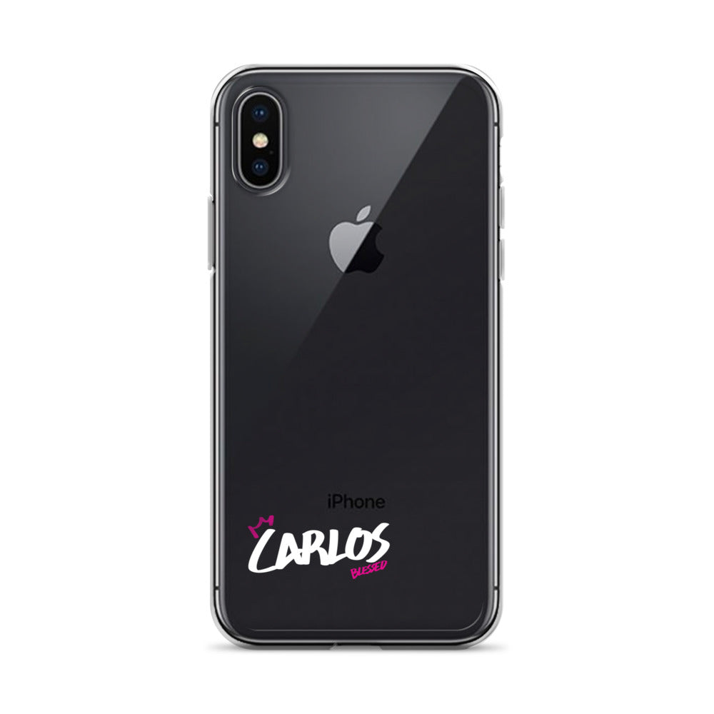 Clear iPhone Case - Carlos Blessed