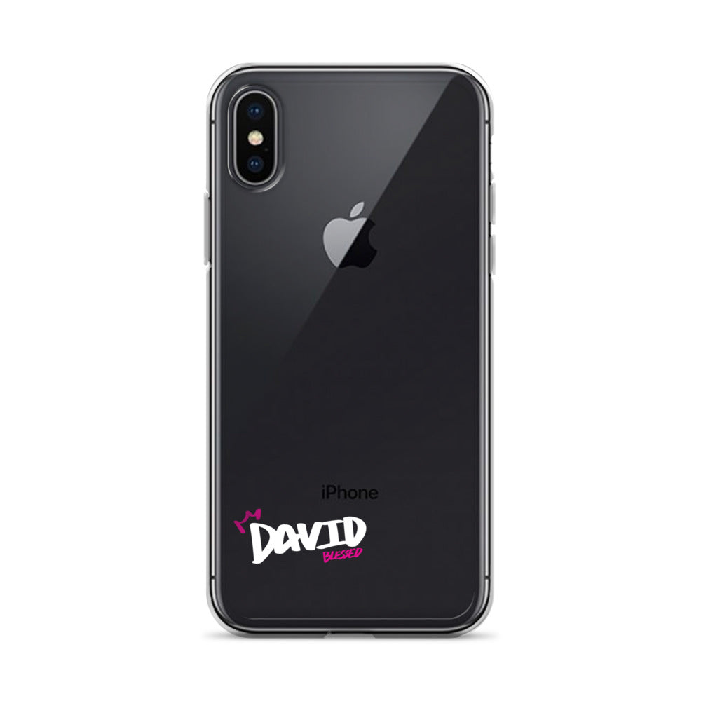 Clear iPhone Case - David Blessed