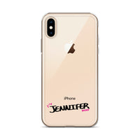 Clear iPhone Case - Jennifer Blessed