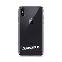 Clear iPhone Case - Jennifer Blessed