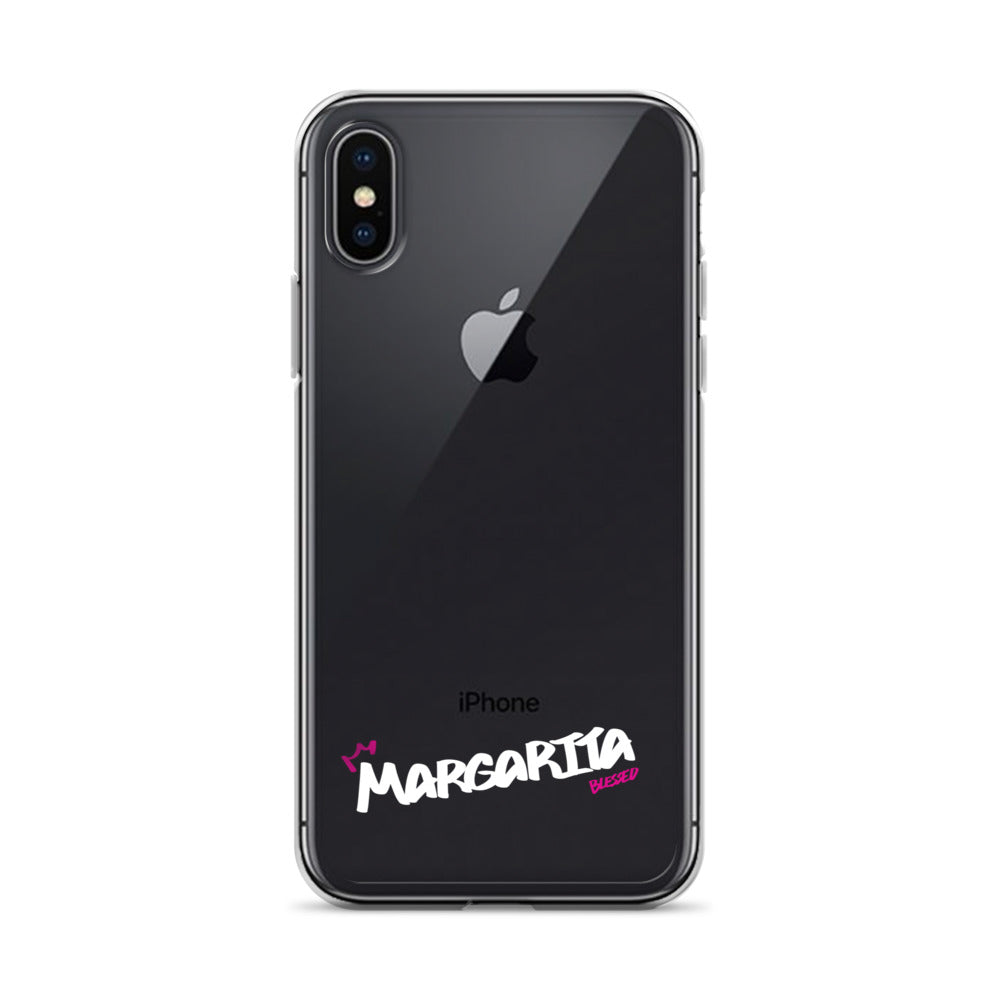 Clear iPhone Case - Margarita Blessed