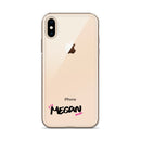 Clear iPhone Case - Megan Blessed