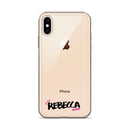 Clear iPhone Case - Rebecca Blessed