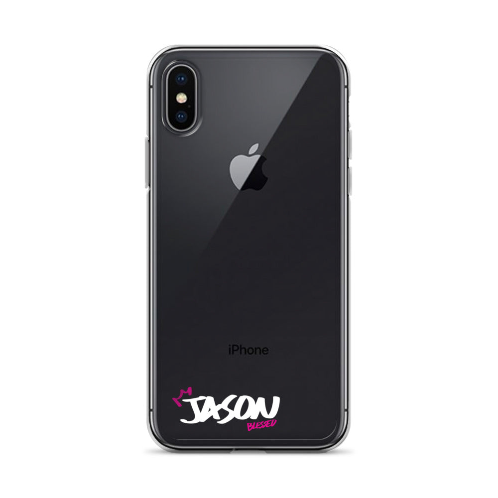 Clear iPhone Case - Jason Blessed