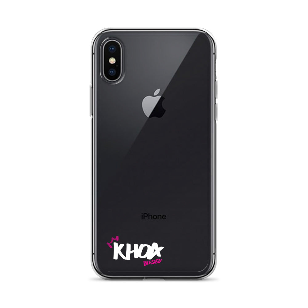 Clear iPhone Case - Khoa Blessed