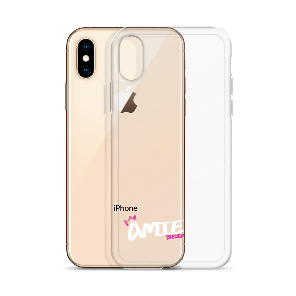 Clear iPhone Case - Amie Blessed