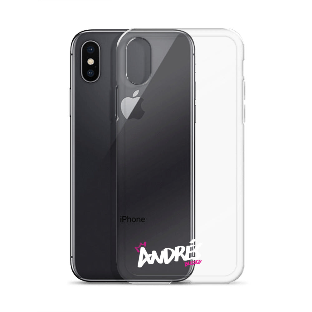 Clear iPhone Case - Andres Blessed