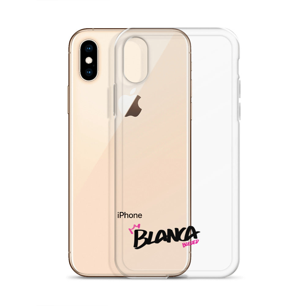 Clear iPhone Case - Blanca Blessed