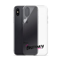 Clear iPhone Case - Brittney Blessed