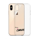 Clear iPhone Case - Carlos