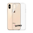 Clear iPhone Case - Jeffrey