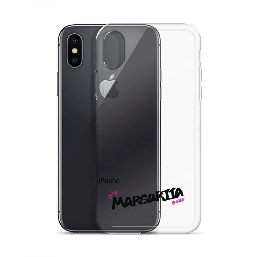 Clear iPhone Case - Margarita Blessed