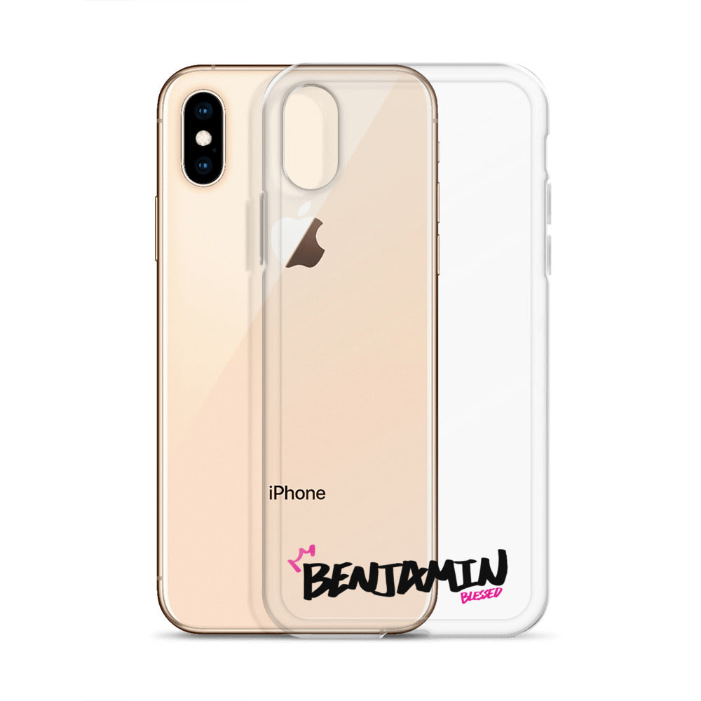 Clear iPhone Case - Benjamin Blessed