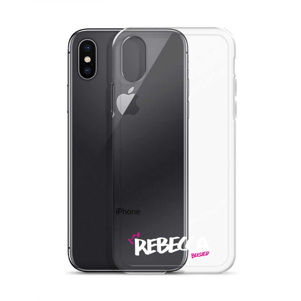 Clear iPhone Case - Rebecca Blessed