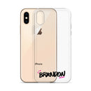 Clear iPhone Case - Brandon Blessed