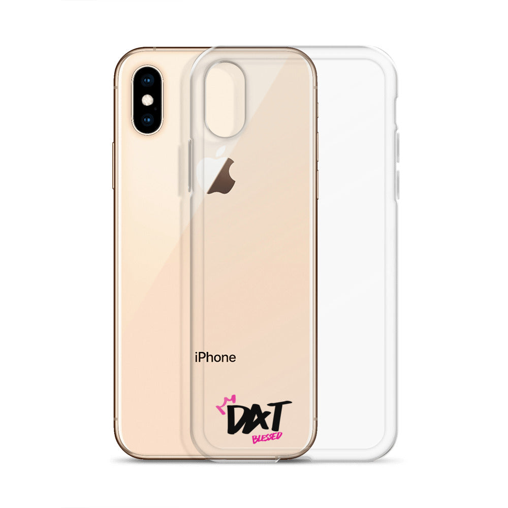 Clear iPhone Case - Dat Blessed