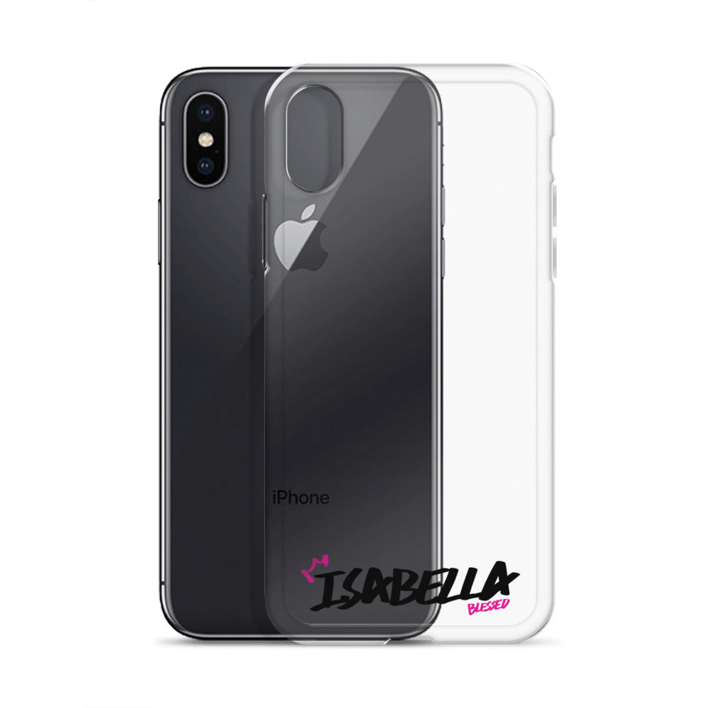 Clear iPhone Case - Isabella Blessed