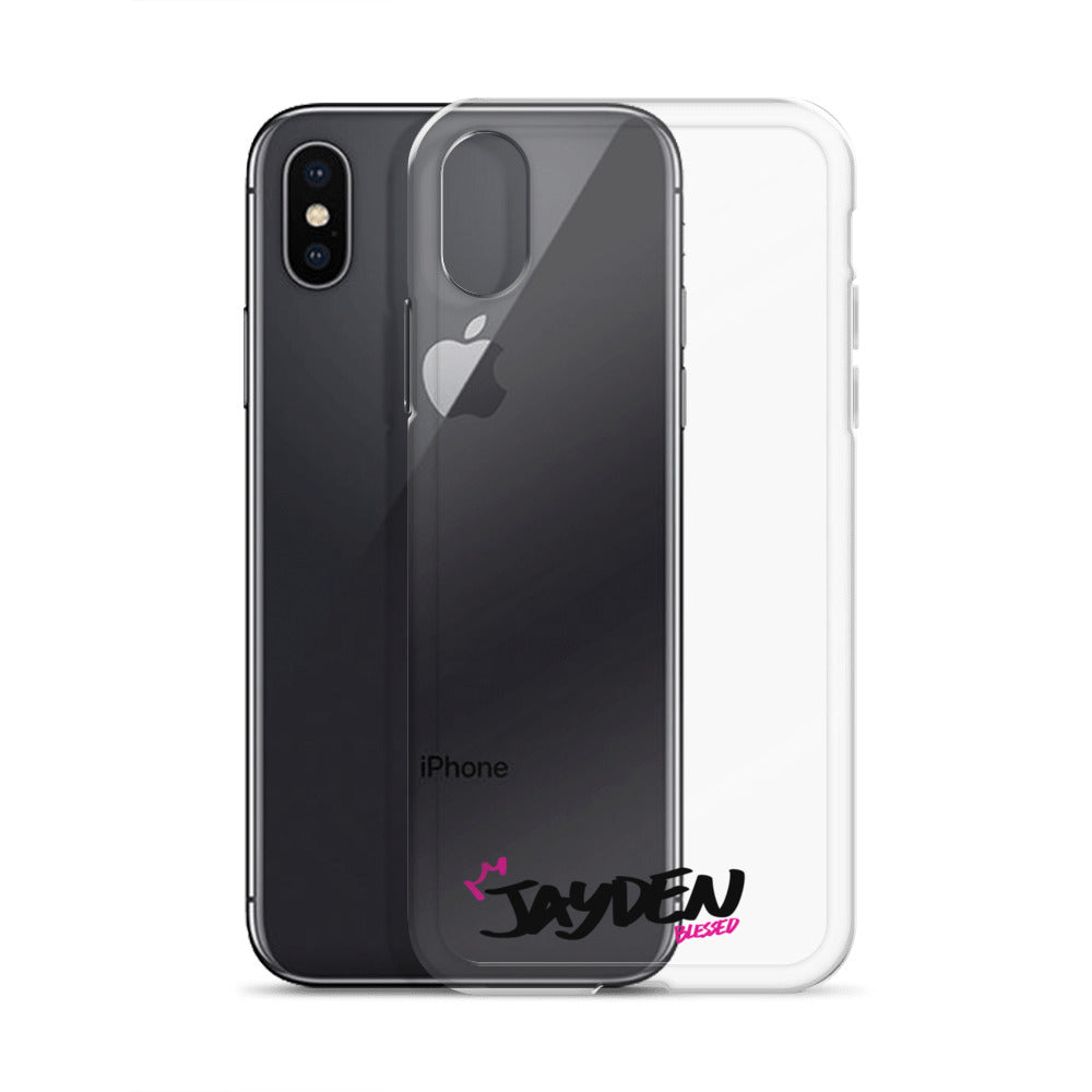 Clear iPhone Case - Jayden Blessed