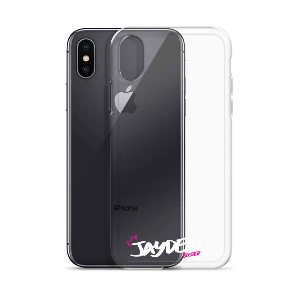 Clear iPhone Case - Jayden Blessed