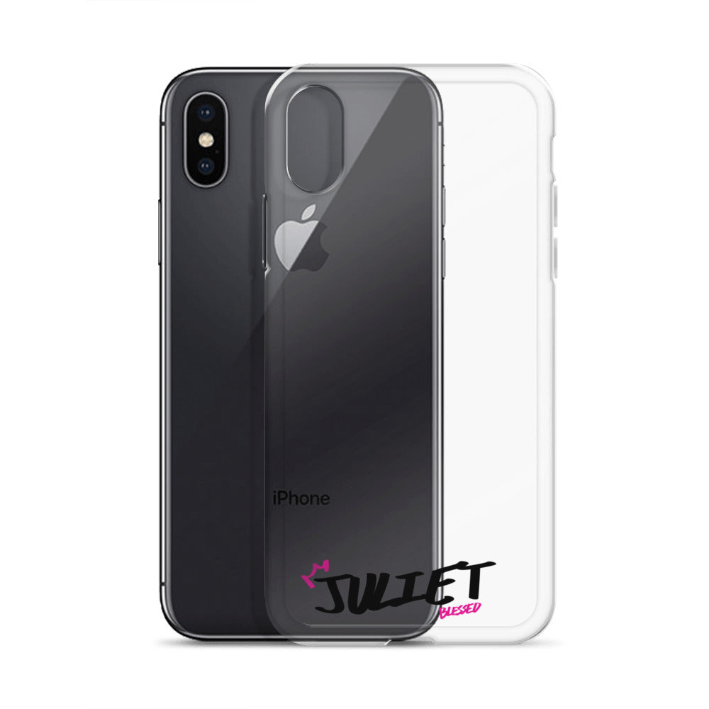 Clear iPhone Case - Juliet Blessed