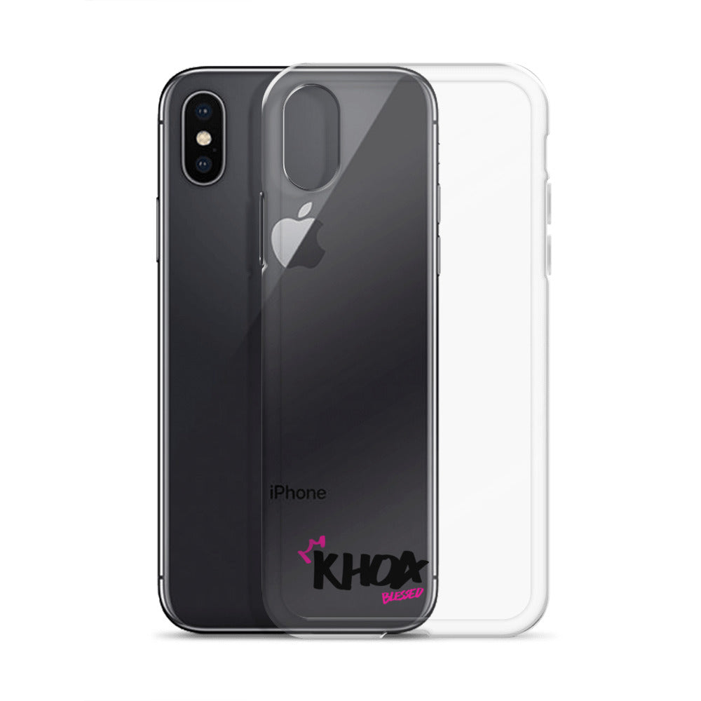 Clear iPhone Case - Khoa Blessed