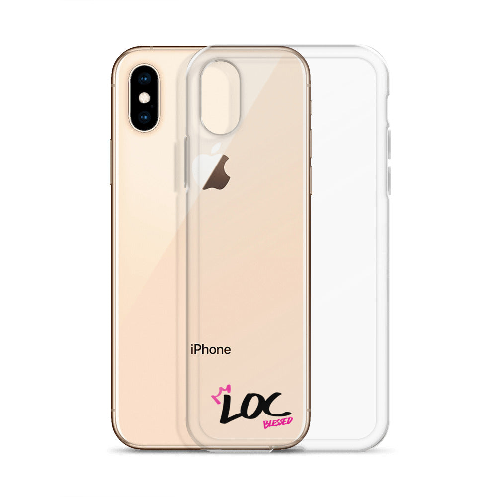 Clear iPhone Case - Loc Blessed