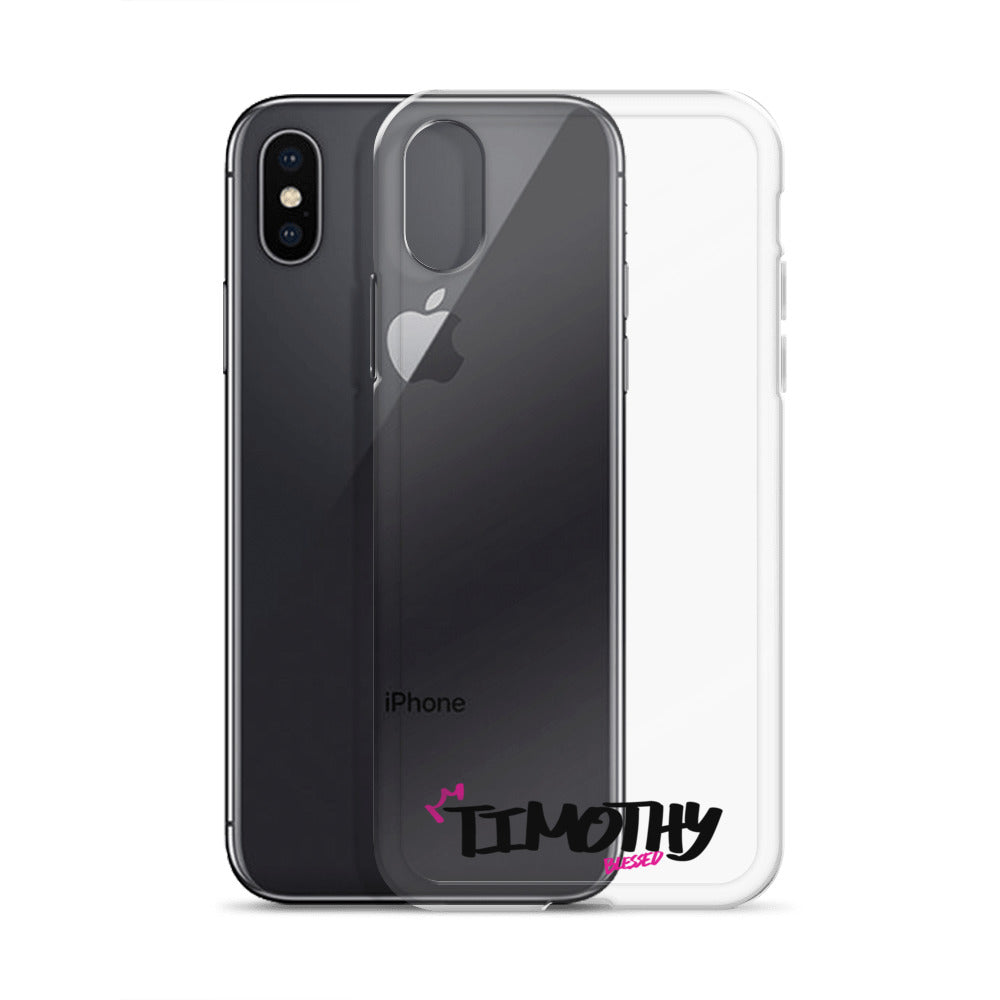 Clear iPhone Case - Timothy Blessed