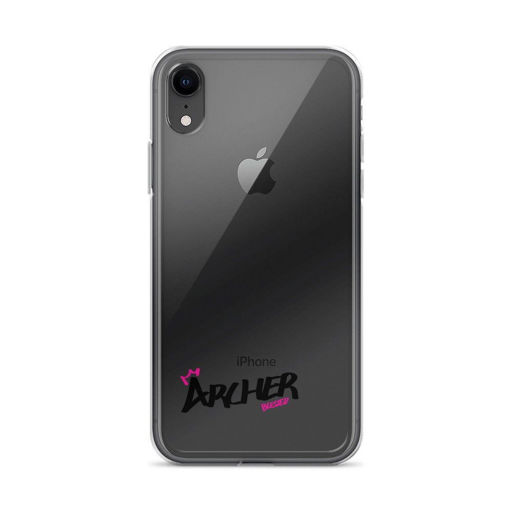 Clear iPhone Case - Archer Blessed