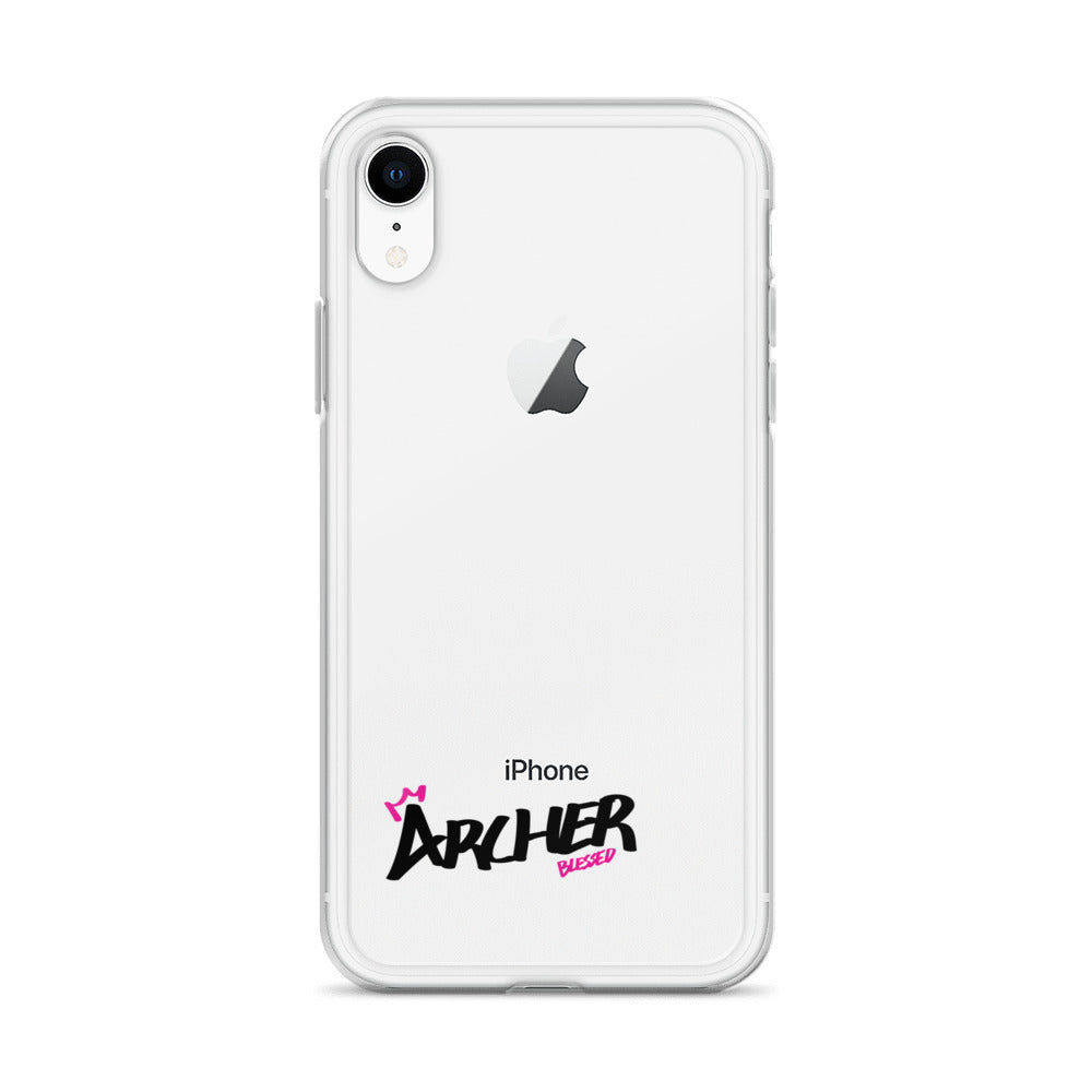 Clear iPhone Case - Archer Blessed