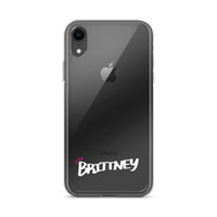 Clear iPhone Case - Brittney