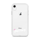 Clear iPhone Case - Brittney