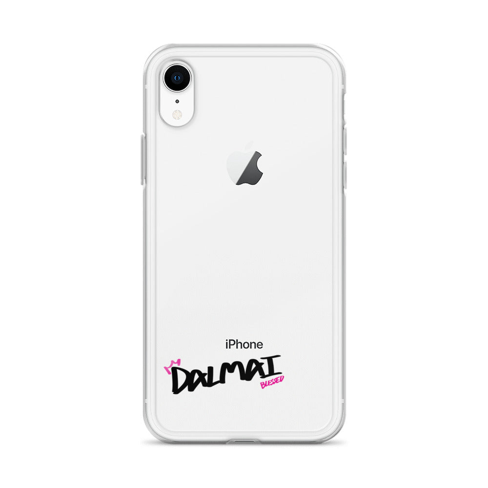 Clear iPhone Case - Dalmai Blessed