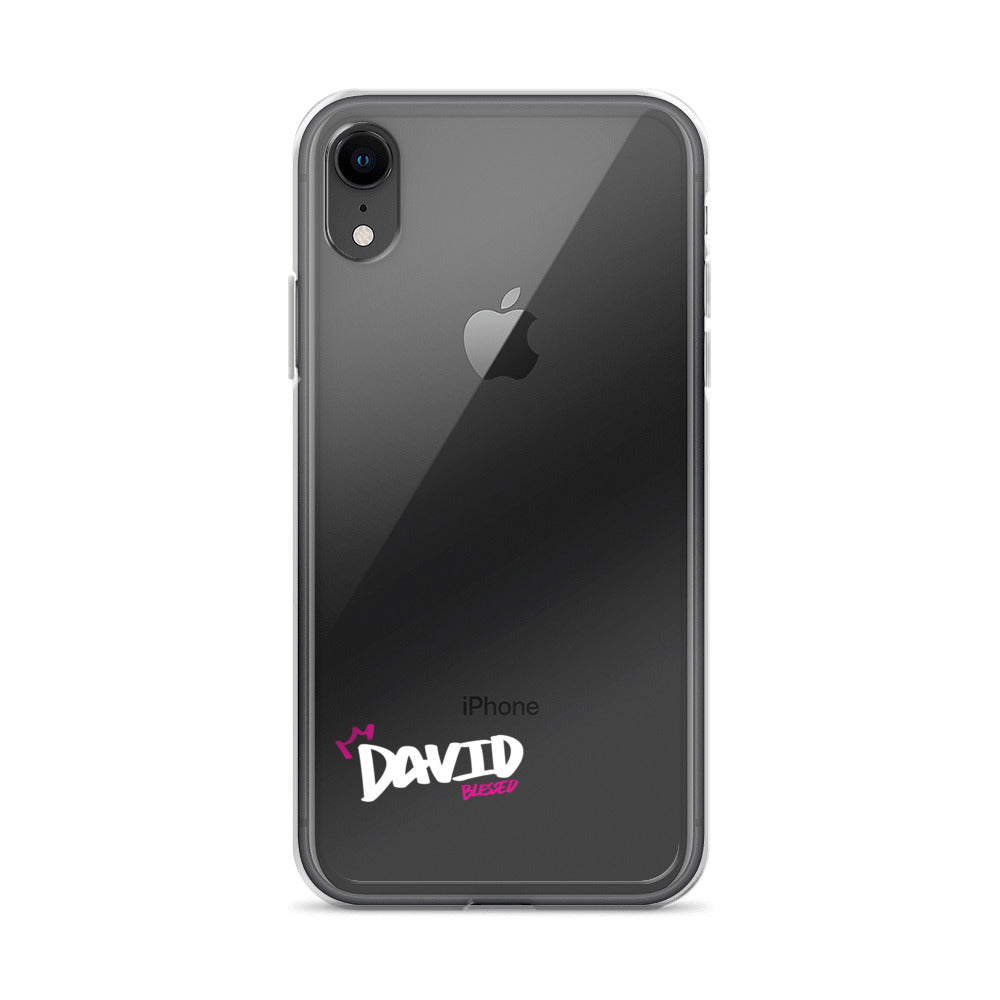 Clear iPhone Case - David Blessed