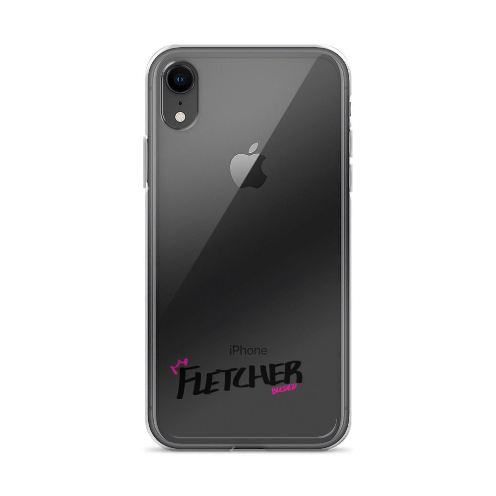 Clear iPhone Case - Fletcher Blessed