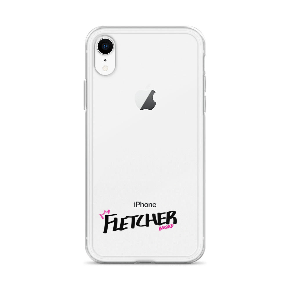 Clear iPhone Case - Fletcher Blessed