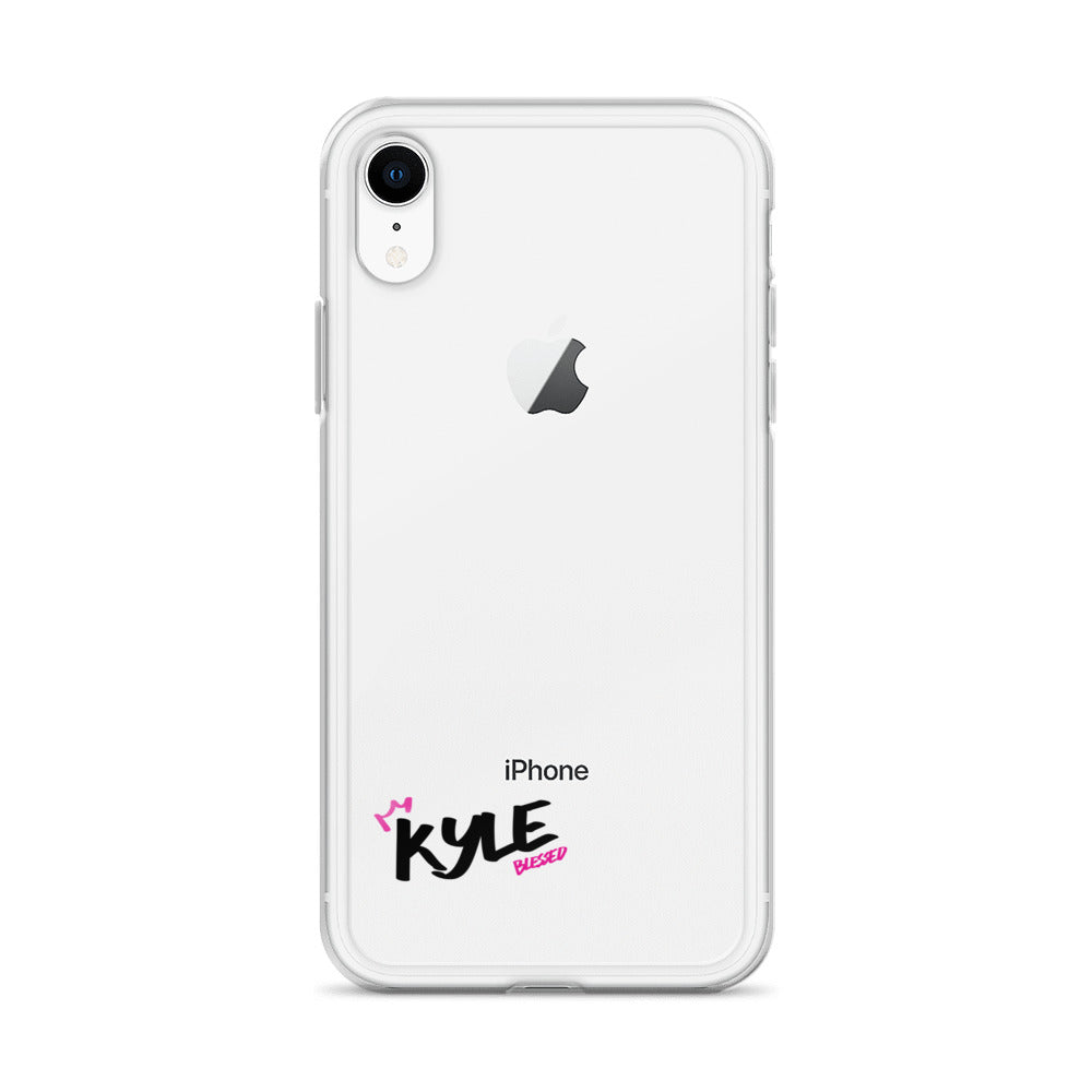 Clear iPhone Case - Kyle Blessed